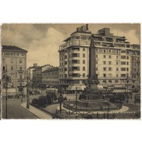 CARTOLINA DI MILANO PIAZZALE CINQUE GIORNATE VIAGGIATA 1950 6-76