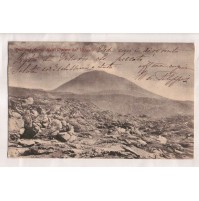 CARTOLINA DI NAPOLI - ERUZIONE APRILE 1906 - CRATERE DEL VESUVIO - VG 1907