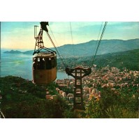 CARTOLINA DI RAPALLO GENOVA PANORAMA CON FUNIVIA  - VG 1974