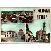 CARTOLINA DI S.ALBANO STURA CUNEO - VG 1964