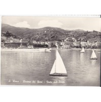 CARTOLINA DI SANREMO IMPERIA VISTA DAL PORTO 1957 3-51