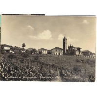 CARTOLINA DI S.STEFANO DI MONTEGROSSO ASTI PANORAMA E CHIESA PARROCCHIALE  6-10