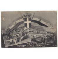 CARTOLINA DI VENTIMIGLIA FRONTIERA ITALO FRANCESE 1918 5-46