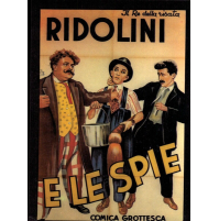 CARTOLINA IL RE DELLA RISATA - RIDOLINI E LE SPIE -