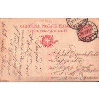 CARTOLINA PER ZAPPATORE DEL 49° RGT FANTERIA IN ZONA DI GUERRA 1917 C10-751