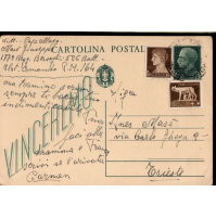 CARTOLINA POSTALE - DA BERSAGLIERE 177° RGT POSTA MILITARE 164 - 19-5-1943