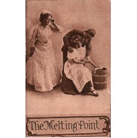 CARTOLINA POSTCARD - THE MELTING POINT 1909 ROTH & LANGLEY N.Y. (C12-60)