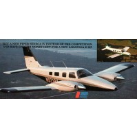 CARTOLINA PUBBLICITARIA - PIPER SENECA IV -  AEROPLANO -