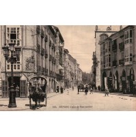 CARTOLINA di BURGOS - CALLE DE SANTANDER - 