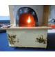 CASETTA DEL PRESEPE - FORNO CON LUCE ELETTRICA - FIAMMA - FUOCO - 