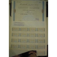 CERTIFICATO NOMINATIVO AZIONARIO SERMIDE GENOVA - 1975 - MILLE AZIONI  (MAN/2)