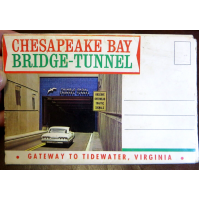 CHESAPEAKE BAY BRIDGE-TUNNEL - GATEWAY TO TIDEWATER, VIRGINIA - U.S.A.