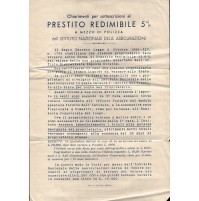 CHIARIMENTI SOTTOSCRIZIONI PRESTITI NAZIONALI - REGIO DECRETO 1936 - 