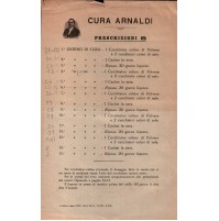 COLONIA DELLA SALUTE CARLO ARNALDI USCIO GENOVA - PRESCRIZIONI - 