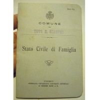 COMUNE DI TOVO SAN GIACOMO - SAVONA - STATO CIVILE DI FAMIGLIA 1903  C11-612