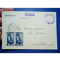 COMUNEDI SINIO CUNEO - IL SINDACO INVITA ..... 1952 