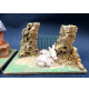 COPPIA DI CASETTE DEL PRESEPE VINTAGE -