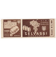 COUPON BUONO SCONTO PER ACQUISTARE VINI PUGLIESI SELVAGGI MANDURIA PUGLIA 3-367