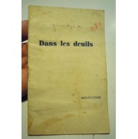 DANS LES DEUILS - MEDITATION 1929 - VERSAILLES -   (C11-529
