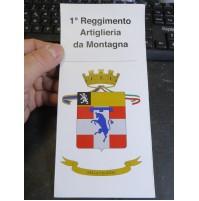 DEPLIANT 1° REGGIMENTO ARTIGLIERIA DA MONTAGNA - ESERCITO ITALIANO