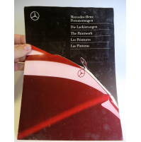 DEPLIANT AUTOMOBILE VINTAGE - MERCEDES BENZ I COLORI - 1988 -