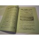 DEPLIANT CON PUBBLICITA' VARIE 1930ca ADVERSITING MATERIALE PUBBLICITARIO