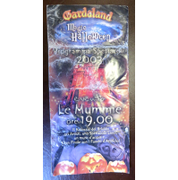 DEPLIANT PUBBLICITARIO GARDALAND 2003 - MAGIC HALLOWEEN Evento Le Mummie -