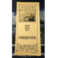 DEPLIANT PUBBLICITARIO di SORRENTO NAPOLI - LINGUA INGLESE - 1930c