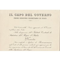 DIPLOMA DI BENEMERENZA PER VII CENSIMENTO GENERALE 1934 -  9-155