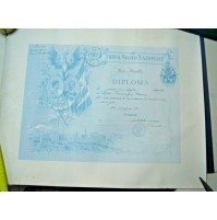 DIPLOMA TIRO A SEGNO NAZIONALE di BRA e NOVELLO - PREMIO DEL 1913 - SCOLARESCA