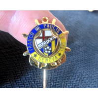 DISTINTIVO CALCIO PIN BADGE - U.S. FOCE GENOVA - FRANCO DE PAOLIS