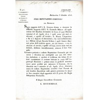 DOCUMENTO BARLASSINA MONZA BRIANZA AMNISTIA A DISERTORI MILITARI 1816  4-153