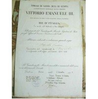 DOCUMENTO ORDINE VICE PRETORE DEL MANDAMENTO DI PIEVE DI TECO 1915  