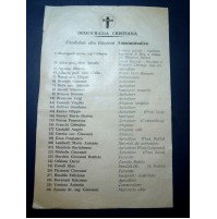 DOCUMENTO POLITICO - ELEZIONI POLITICHE DEMOCRAZIA CRISTIANA ALBENGA - 1960