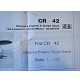 ESPLOSO FIAT CR 42 - SCALA 1:1.62 - PER COSTRUZIONE AEROMODELLO - 