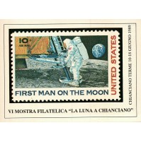 FDC ANNULLO FILATELICO CHIANCIANO TERME 1989 - LA LUNA A CHIANCIANO - -