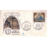 FDC ITALIA PRIMO GIORNO DI EMISSIONE 1987 DUOMO DI MONREALE PALERMO  7-12