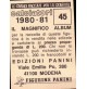 FIGURINA PANINI CALCIATORI 1980-81 - N. 45 - AVELLINO PAOLO BERUATTO  C7-508