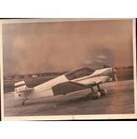 FOTO AEROPLANO IN AEROPORTO DI VILLANOVA D'ALBENGA - 1960ca 