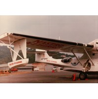 FOTO AEROPLANO IN AEROPORTO DI VILLANOVA D'ALBENGA NASTRO AZZURRO C16-59