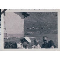 FOTO ALPINISTI AL RIFUGIO VITTORIO SELLA 1939 ALPE LAUSON Valle d'Aosta 7-78