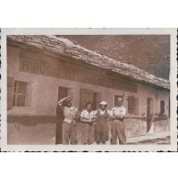 FOTO ALPINISTI AL RIFUGIO VITTORIO SELLA 1939 ALPE LAUSON Valle d'Aosta 7-83