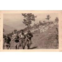 FOTO ANNI 30 - RAGAZZI IN MONTAGNA SORRIDENTI - 