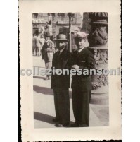 FOTO ANNI 40 - MILITARE REGIA MARINA CON AMICO - 