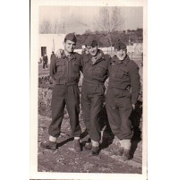 FOTO ANNI '50 MILITARI ESERCITO ITALIANO DI FANTERIA CON BUSTINA  C10-295