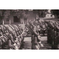 FOTO ANNI '50 MILITARI ESERCITO ITALIANO DURANTE GIURAMENTO C10-298