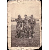 FOTO ANNI '50 - MILITARI ESERCITO ITALIANO IN GRUPPO - 5° RGT GENIO PIONIERI