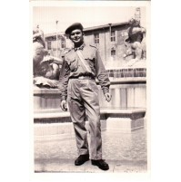 FOTO ANNI '50/'60 MILITARE ESERCITO ITALIANO IN LIBERA USCITA  C10-262