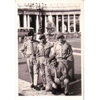 FOTO ANNI '50/'60 MILITARI ESERCITO ITALIANO IN LIBERA USCITA A ROMA 