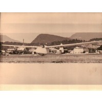 FOTO ANNI '60 - AEROPLANO ALIANTE IN AEROPORTO  -------- C16-161